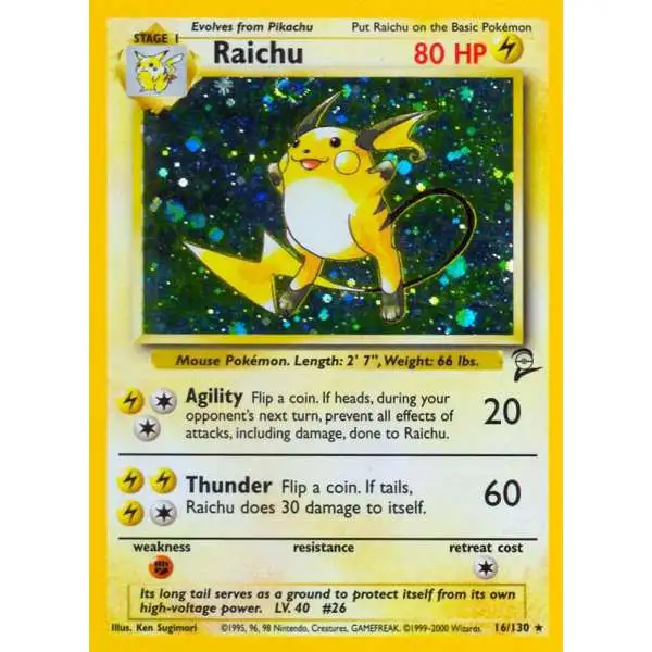 Raichu base factory set