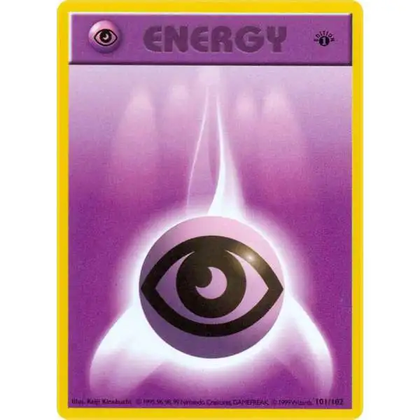 Pokemon Trading Card Game Common Basic Psychic Energy [1st Edition] [Lightly Played]