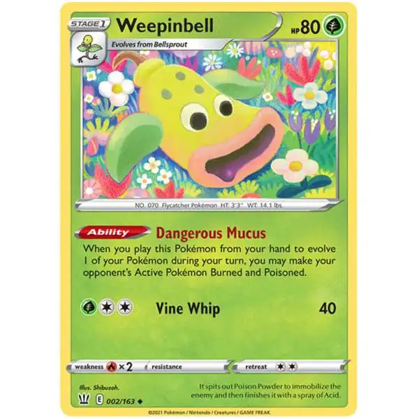 Pokemon Trading Card Game Sword & Shield Battle Styles Uncommon Weepinbell #2