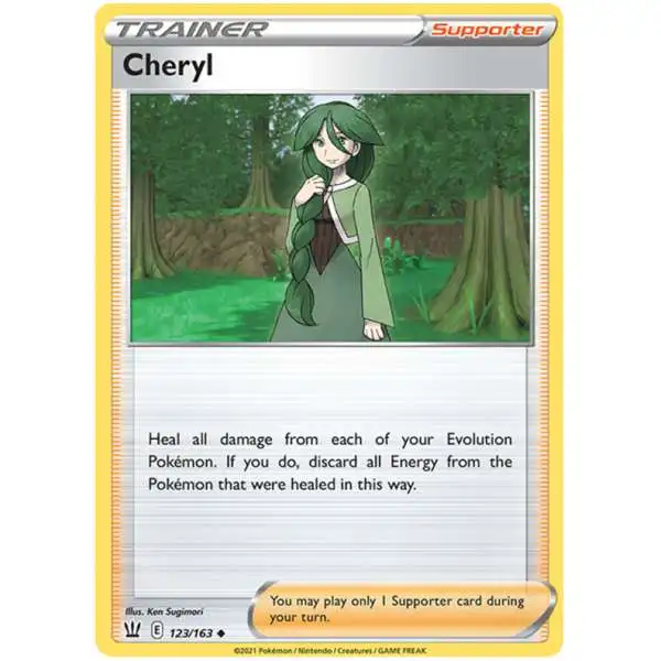 Pokemon Trading Card Game Sword & Shield Battle Styles Uncommon Cheryl #123