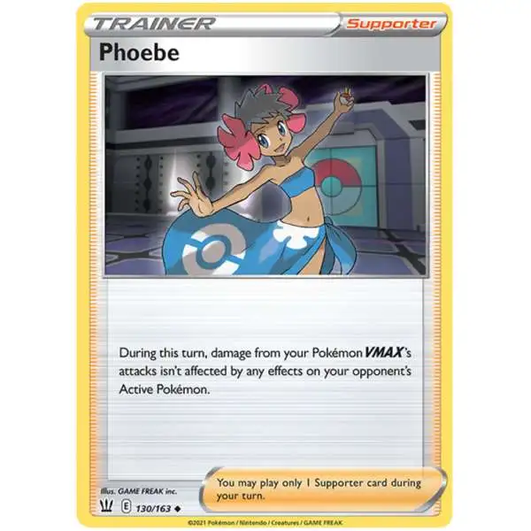 Pokemon Trading Card Game Sword & Shield Battle Styles Uncommon Phoebe #130