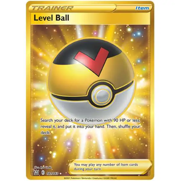 Pokemon Trading Card Game Sword & Shield Battle Styles Secret Rare Level Ball #181
