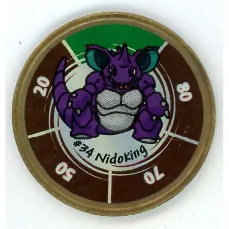 Pokemon Trading Card Game Nidoking Battling Coin #34