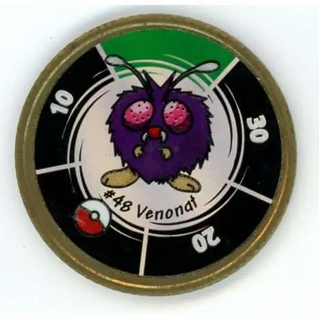 Pokemon Trading Card Game Venonat Battling Coin #48