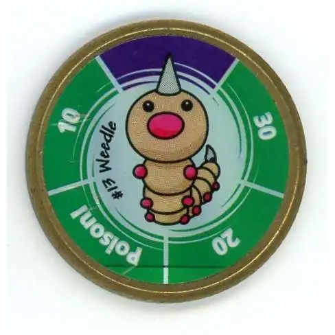 Pokemon Trading Card Game Weedle Battling Coin #13