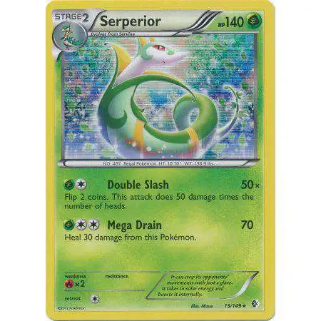 Pokemon Trading Card Game Black & White Boundaries Crossed Rare Holo Serperior #13