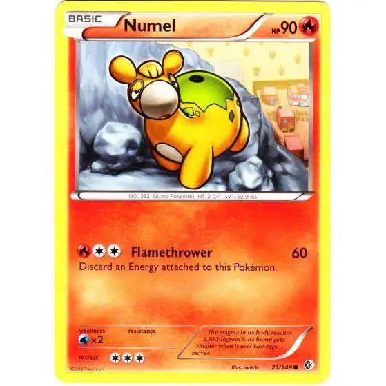 Pokemon Trading Card Game Black & White Boundaries Crossed Common Numel #21
