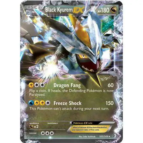 Pokemon Trading Card Game Black & White Boundaries Crossed Ultra Rare Black Kyurem EX #101