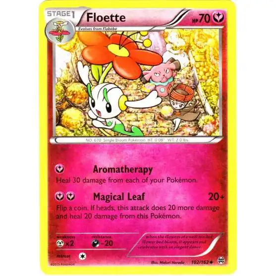Pokemon Trading Card Game XY BREAKthrough Uncommon Floette #102