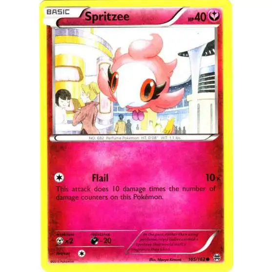 Pokemon Trading Card Game XY BREAKthrough Common Spritzee #105