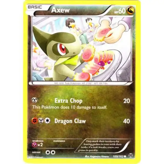 Pokemon Trading Card Game XY BREAKthrough Common Axew #109