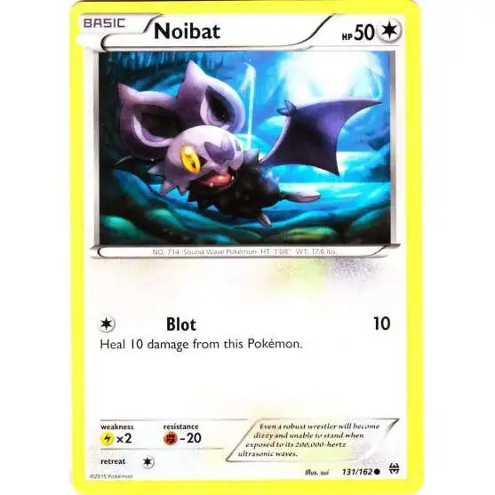 Pokemon Trading Card Game XY BREAKthrough Common Noibat #131