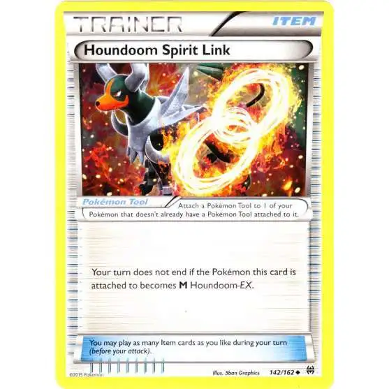 Pokemon Trading Card Game XY BREAKthrough Uncommon Houndoom Spirit Link #142