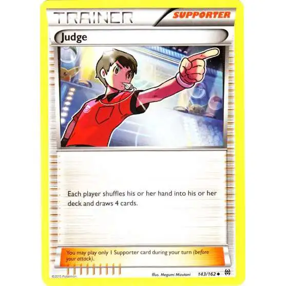 Pokemon Trading Card Game XY BREAKthrough Uncommon Judge #143