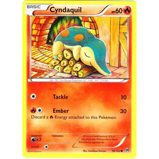Pokemon Trading Card Game XY BREAKthrough Common Cyndaquil #18