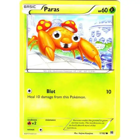 Pokemon Trading Card Game XY BREAKthrough Common Paras #1