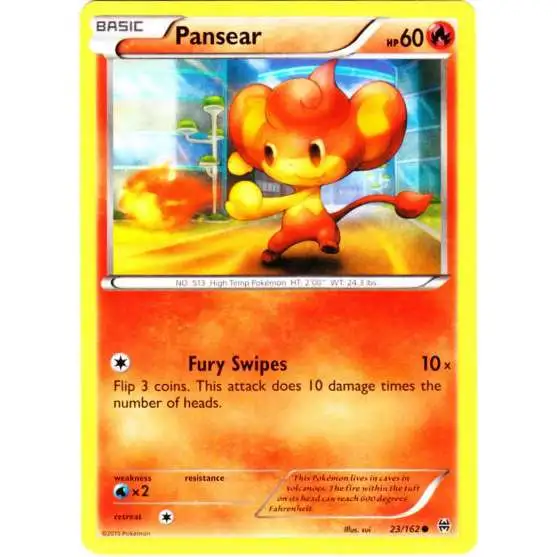 Pokemon Trading Card Game XY BREAKthrough Common Pansear #23