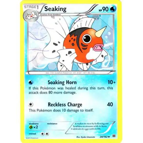Pokemon Trading Card Game XY BREAKthrough Uncommon Seaking #28