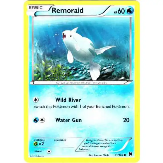 Pokemon Trading Card Game XY BREAKthrough Common Remoraid #31