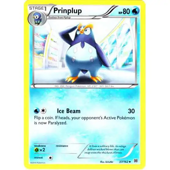 Pokemon Trading Card Game XY BREAKthrough Uncommon Prinplup #37