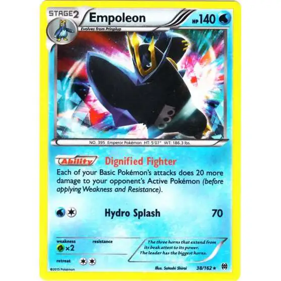 Pokemon Trading Card Game XY BREAKthrough Rare Holo Empoleon #38