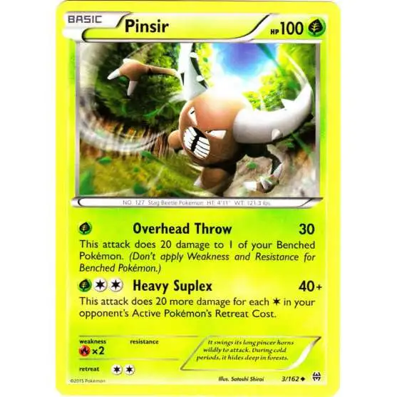 Pokemon Trading Card Game XY BREAKthrough Uncommon Pinsir #3