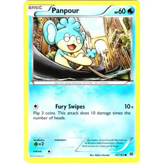 Pokemon Trading Card Game XY BREAKthrough Common Panpour #41