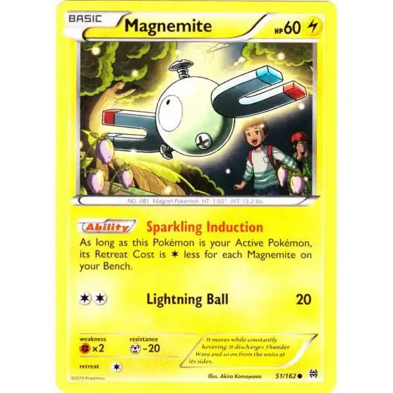 Pokemon Trading Card Game XY BREAKthrough Common Magnemite #51