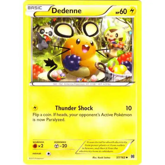 Pokemon Trading Card Game XY BREAKthrough Uncommon Dedenne #57