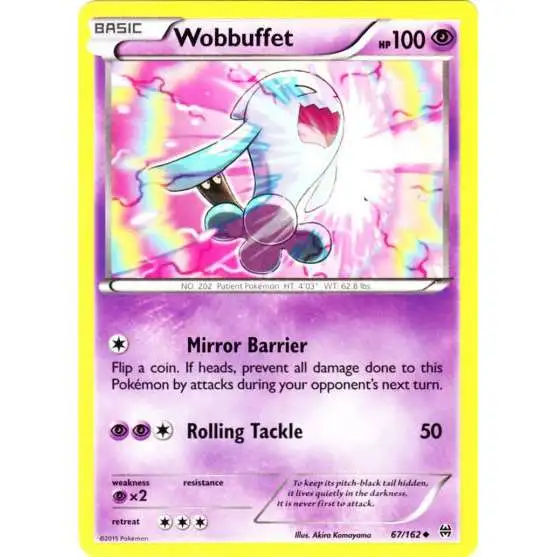 Pokemon Trading Card Game XY BREAKthrough Uncommon Wobbuffet #67