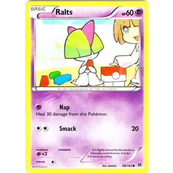 Pokemon Trading Card Game XY BREAKthrough Common Ralts #68