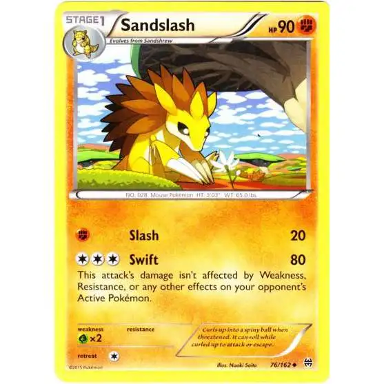 Pokemon Trading Card Game XY BREAKthrough Uncommon Sandslash #76