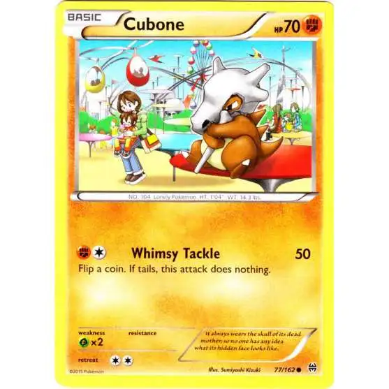 Pokemon Trading Card Game XY BREAKthrough Common Cubone #77