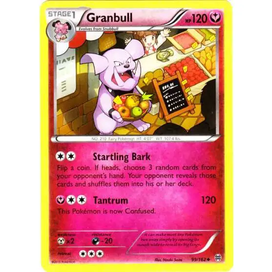 Pokemon Trading Card Game XY BREAKthrough Uncommon Granbull #99