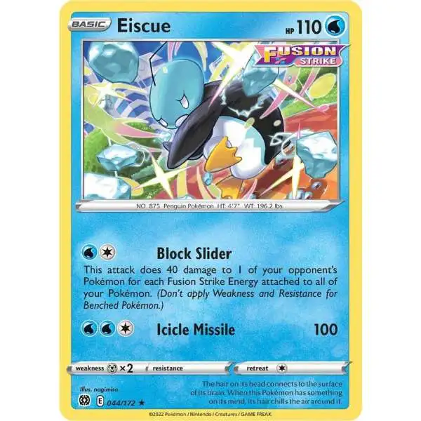 Pokemon Trading Card Game Sword & Shield Brilliant Stars Rare Eiscue #44