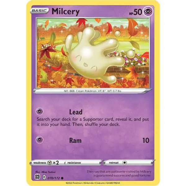 Pokemon Trading Card Game Sword & Shield Brilliant Stars Common Milcery #70