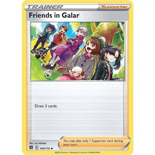Pokemon Trading Card Game Sword & Shield Brilliant Stars Uncommon Friends in Galar #140