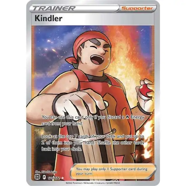 Pokemon Trading Card Game Sword & Shield Brilliant Stars Ultra Rare Kindler #170 [Full Art]
