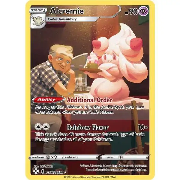 Pokemon Trading Card Game Sword & Shield Brilliant Stars Ultra Rare Alcremie TG08 [Trainer Gallery]