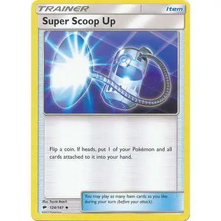 Pokemon Trading Card Game Sun & Moon Burning Shadows Uncommon Super Scoop Up #124