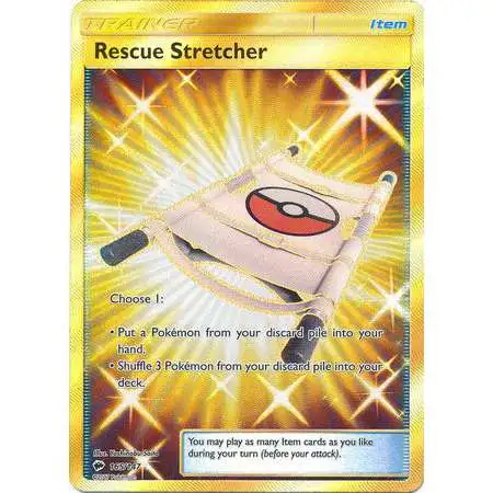Pokemon Trading Card Game Sun & Moon Burning Shadows Secret Rare Rescue Stretcher #165