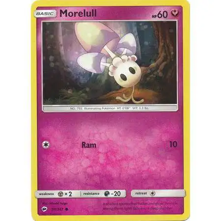 Pokemon Trading Card Game Sun & Moon Burning Shadows Common Morelull #97