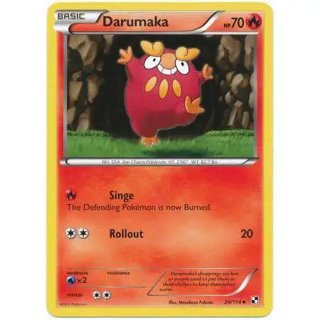 Pokemon Black & White Base Set Uncommon Darumaka #24