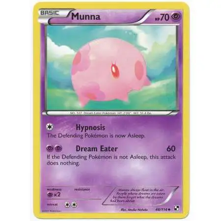 Pokemon Black & White Base Set Uncommon Munna #48