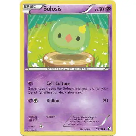 Pokemon Black & White Base Set Common Solosis #55
