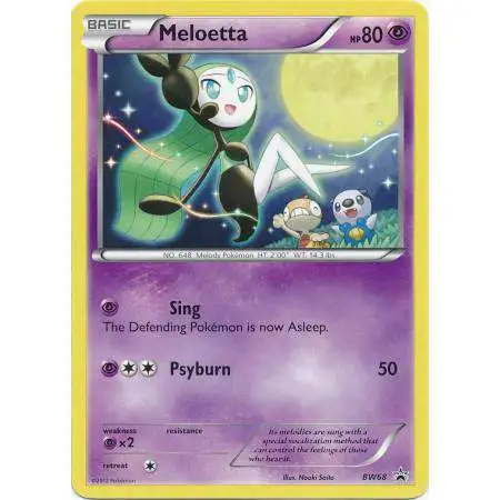 Pokemon Black & White Promo Promo Meloetta BW68