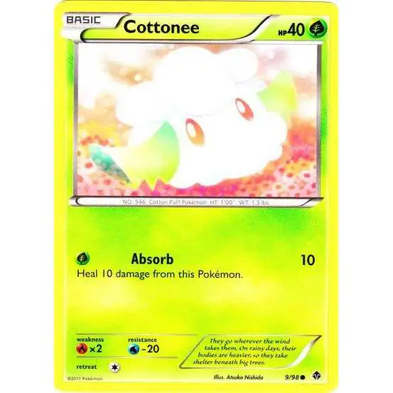 Pokemon Trading Card Game Black & White Emerging Powers Common Cottonee #9