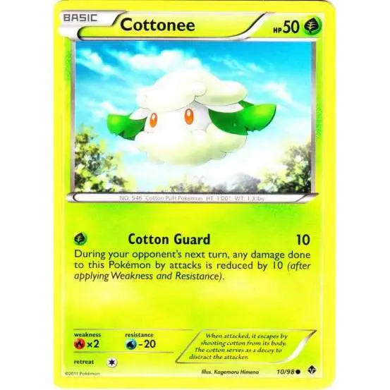Pokemon Trading Card Game Black & White Emerging Powers Common Cottonee #10