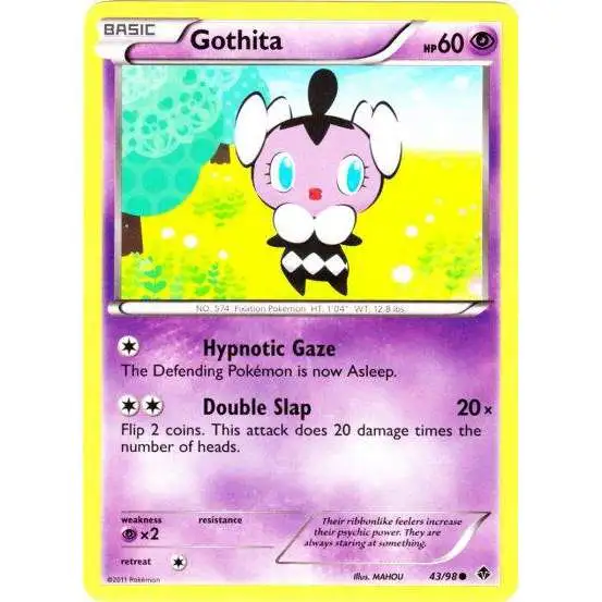 Pokemon Trading Card Game Black & White Emerging Powers Common Gothita #43