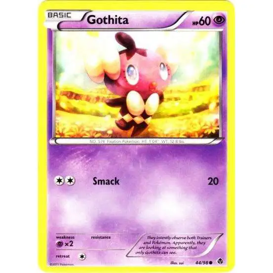 Pokemon Trading Card Game Black & White Emerging Powers Common Gothita #44